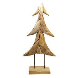 Choinka z drewna tekowego płaska 80cm